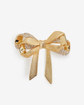 Pave Bow Brooch
